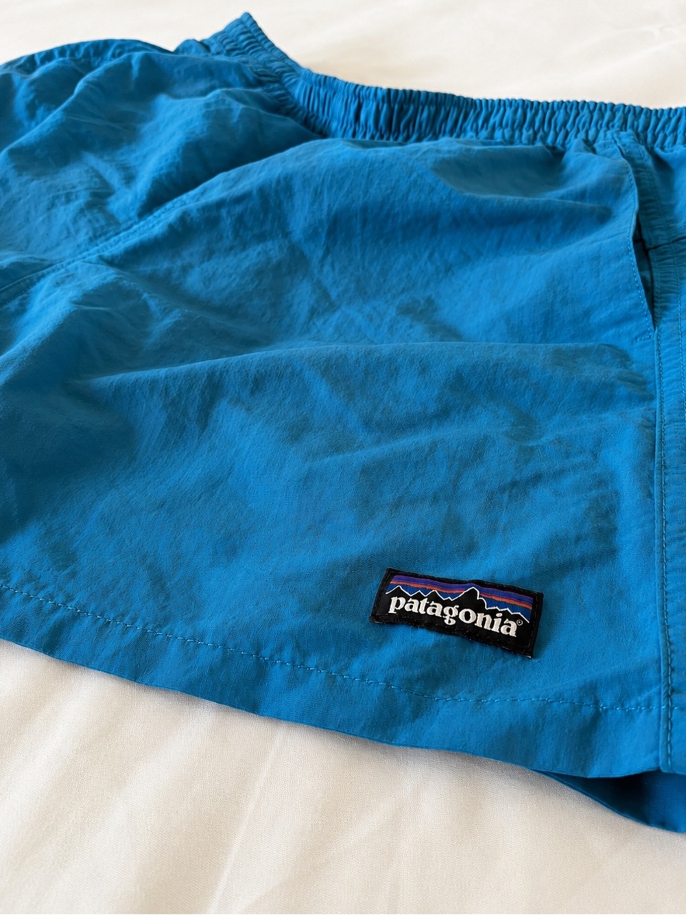 Patagonia | Women's Baggies™ Shorts - 5" Shore Blue Hiking Running Outdoor - Picture 6 of 7